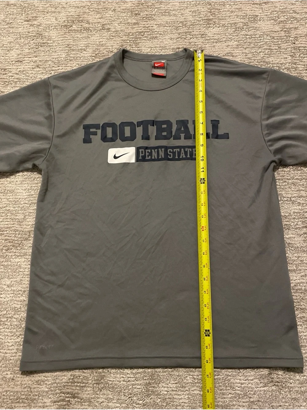 Vintage Nike Team Penn State Nittany Lions Football T-Shirt Mens Medium Y2K